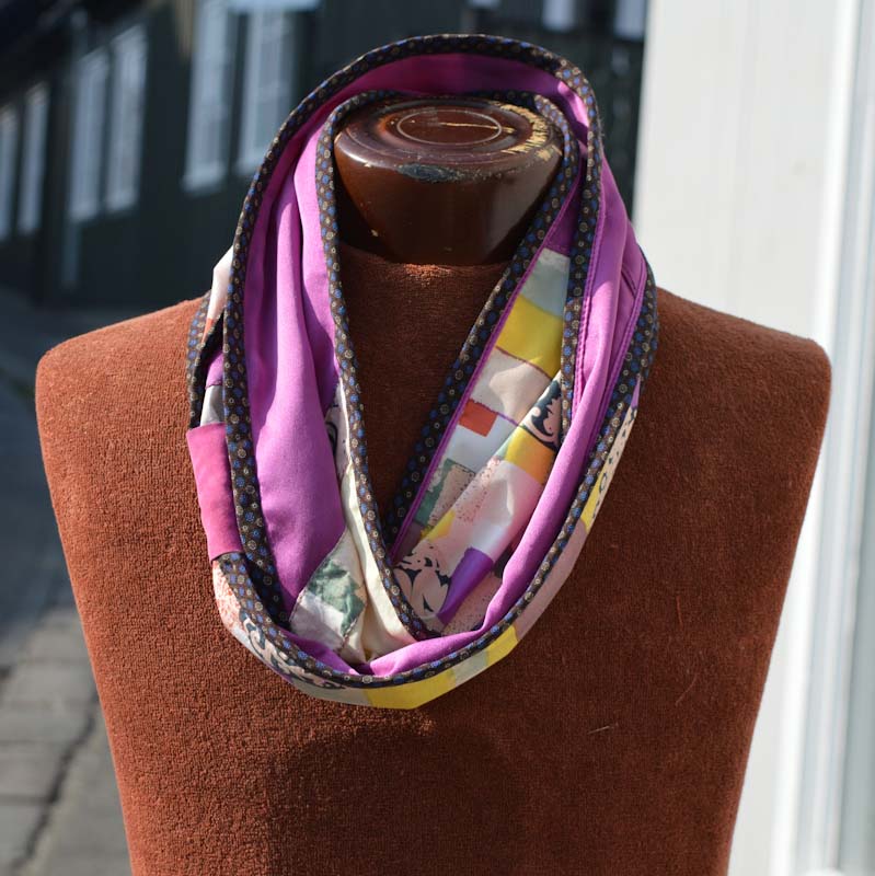 Gudrun Borghildur silk infinity scarf